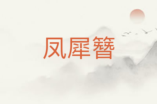 凤犀簪