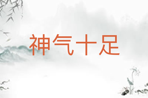 神气十足