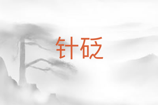 针砭