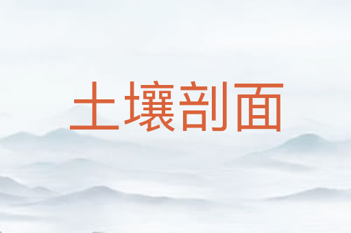 土壤剖面