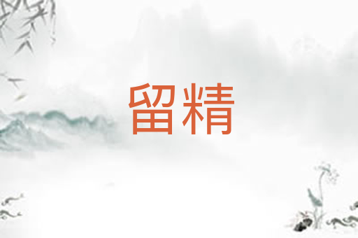 留精