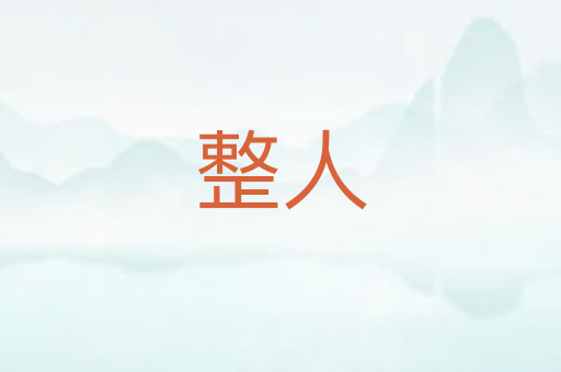 整人