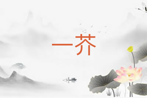 一芥