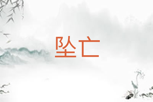 坠亡