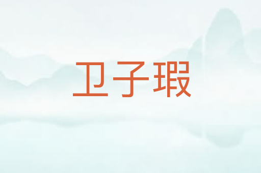 卫子瑕