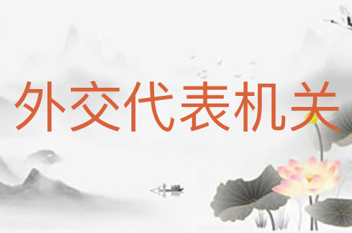 外交代表机关