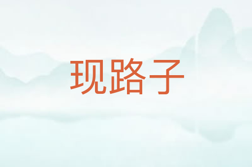 现路子
