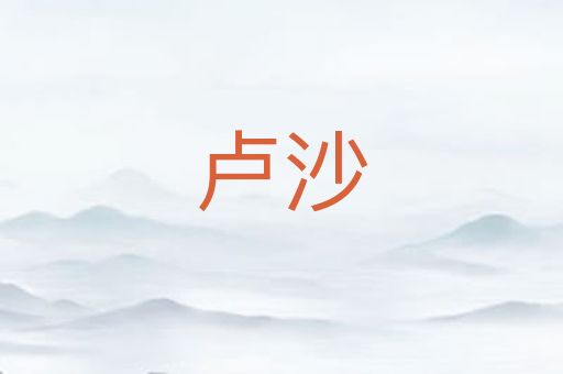 卢沙