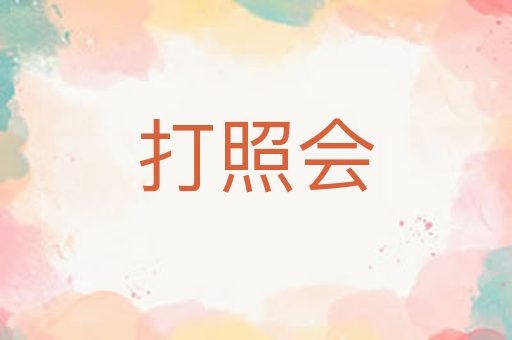 打照会