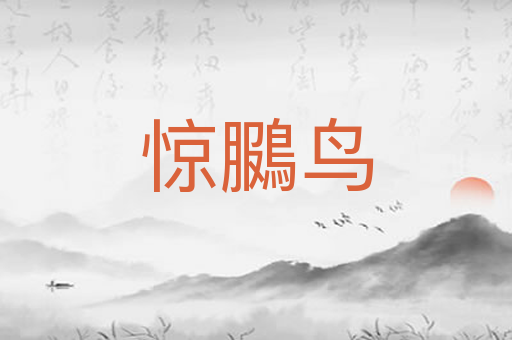 惊鵩鸟