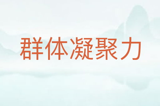 群体凝聚力