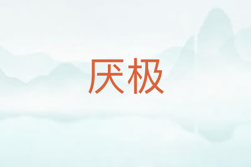 厌极