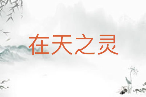 在天之灵