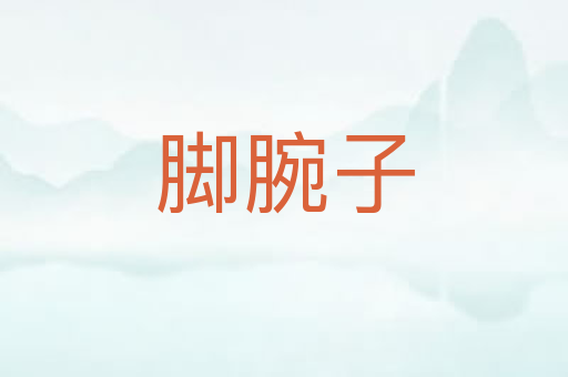 脚腕子
