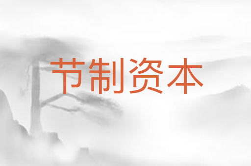 节制资本