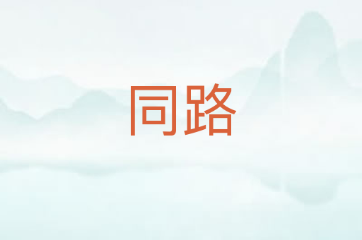 同路