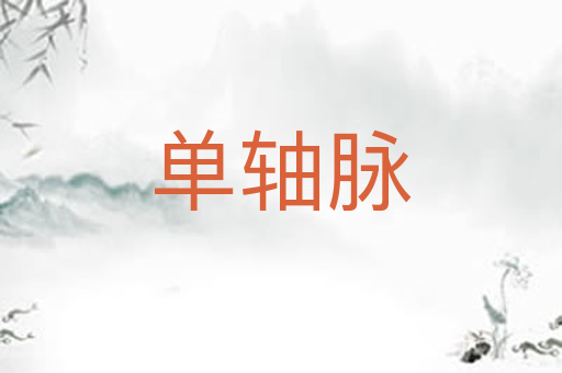 单轴脉