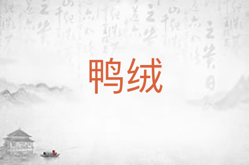 鸭绒