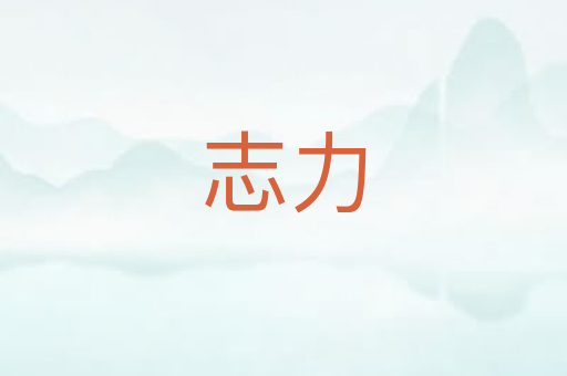 志力