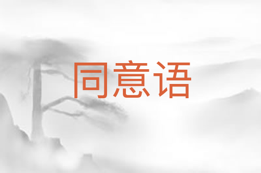同意语