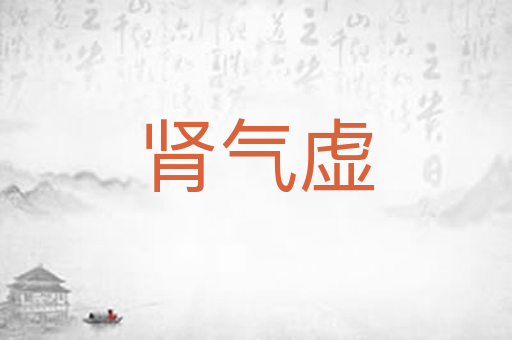 肾气虚