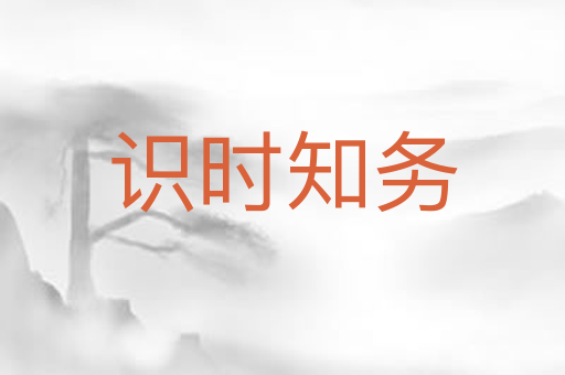 识时知务