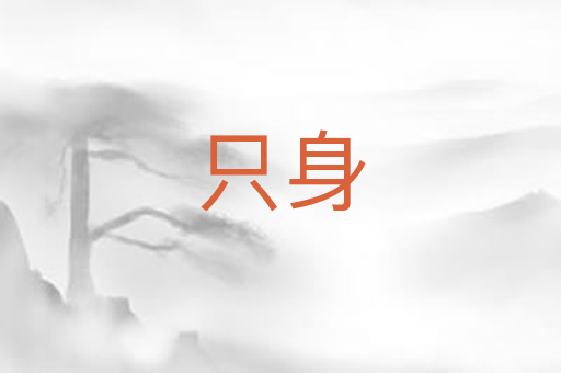 只身
