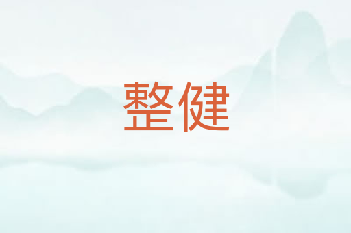 整健