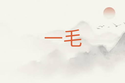 一毛