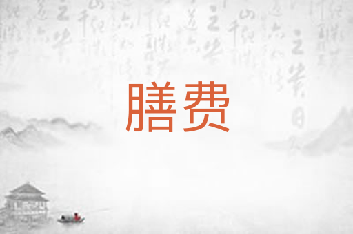 膳费