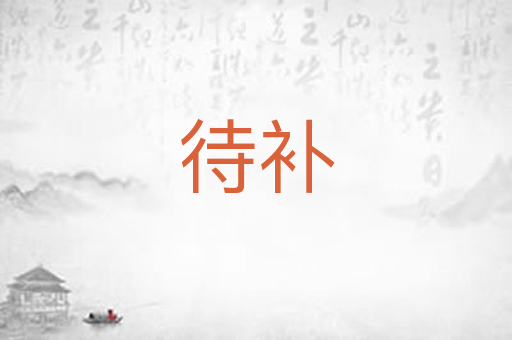 待补