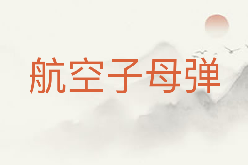 航空子母弹