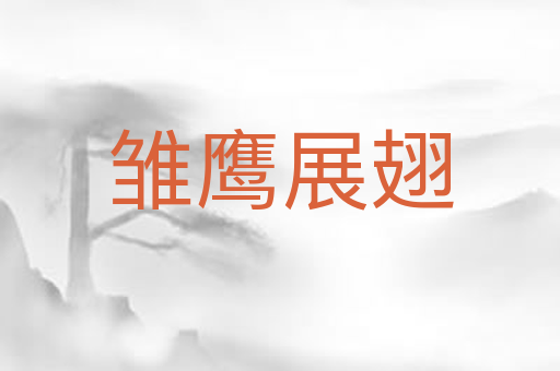 雏鹰展翅