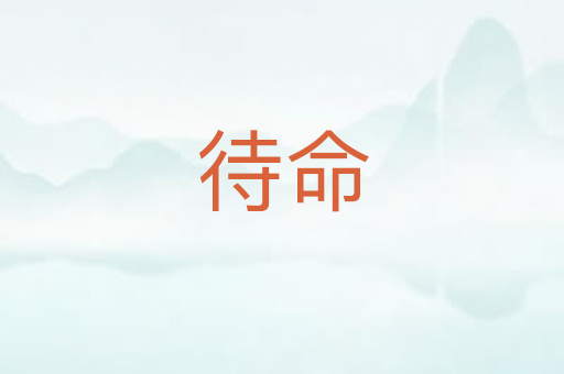 待命