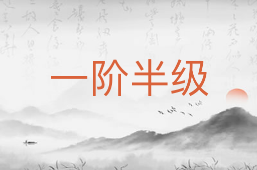 一阶半级