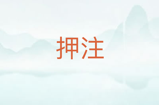 押注