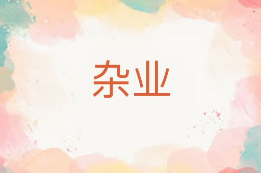 杂业