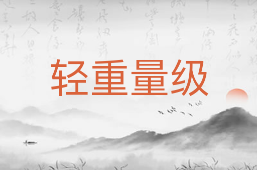 轻重量级