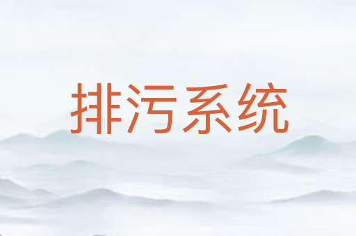 排污系统