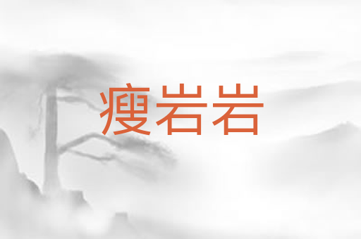 瘦岩岩