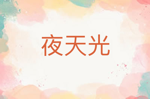夜天光