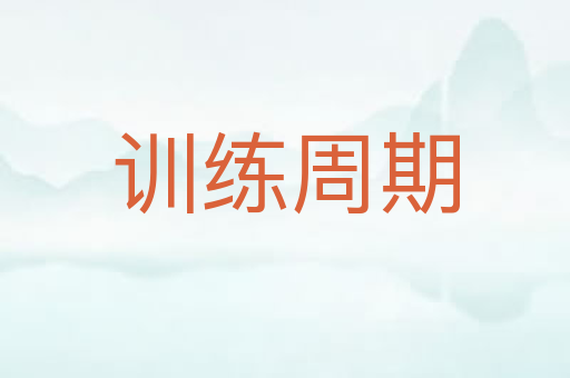 训练周期