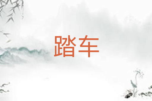 踏车