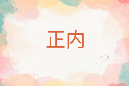 正内