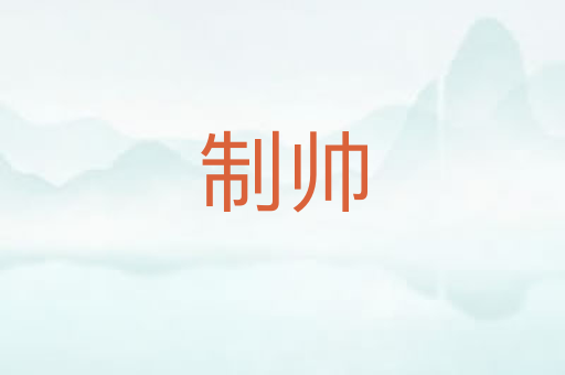 制帅