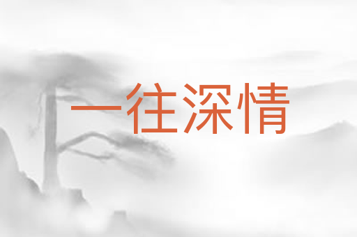 一往深情