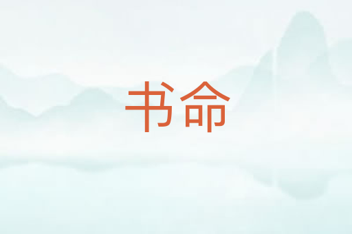 书命