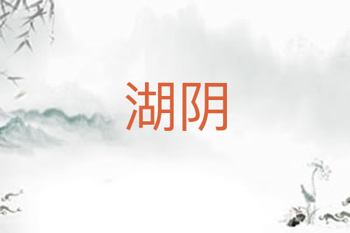湖阴