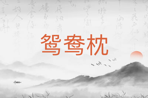 鸳鸯枕