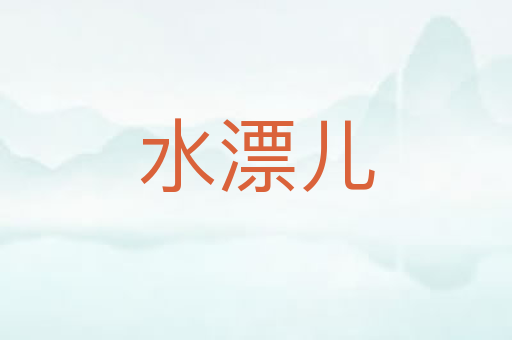 水漂儿